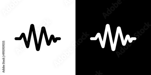 Sound Wave Icon set vector illustration
