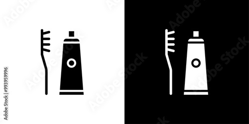 tooth brush icon set vector illustration