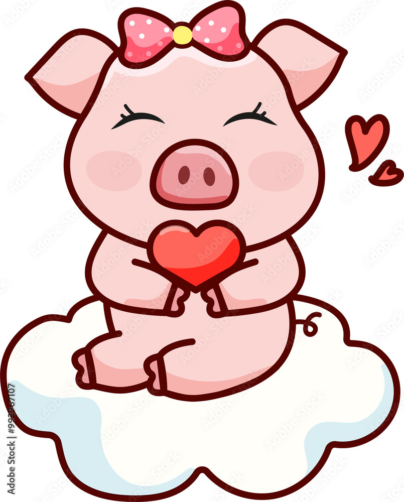 Pig with Heart Pig with Heart