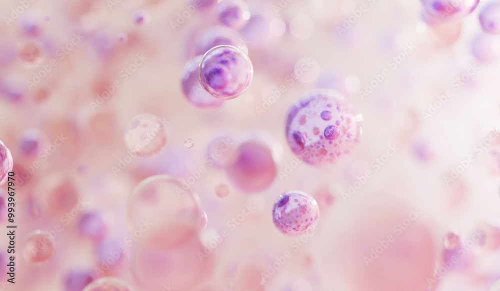 liquid bubbles. Collagen bubbles. Concept for cosmetics. 3d Cosmetic molecule Serum.
liquid bubbles. Collagen bubbles. Concept for cosmetics. 3d Cosmetic molecule Serum.