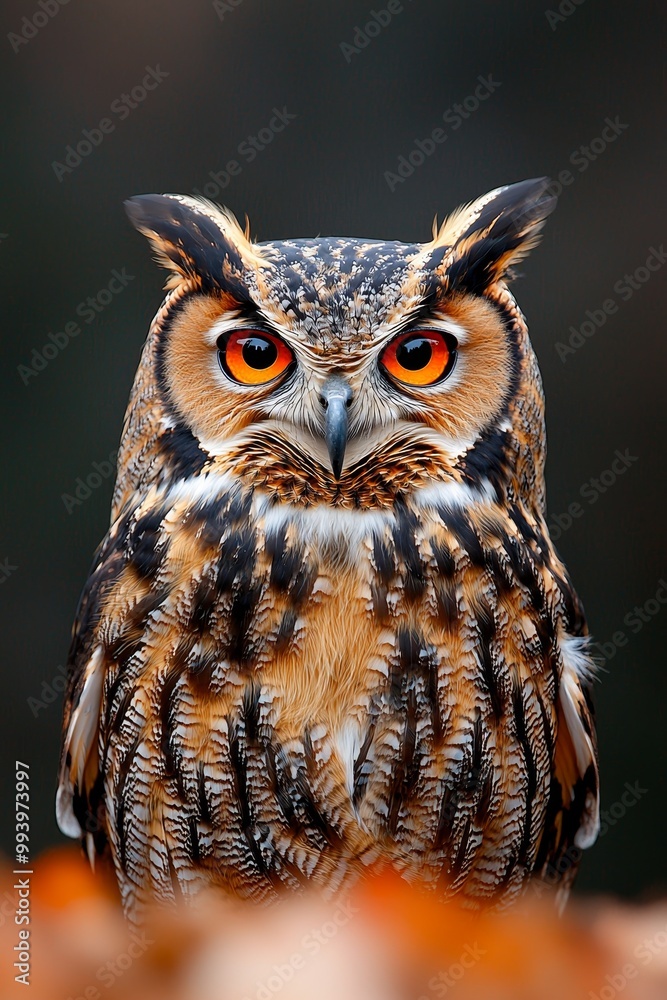 Mesmerizing Owl Closeup Intense Gaze of Majestic Feathered Hunter in Soft Light, Wildlife Portrait Mesmerizing Owl Closeup Intense Gaze of Majestic Feathered Hunter in Soft Light, Wildlife Portrait