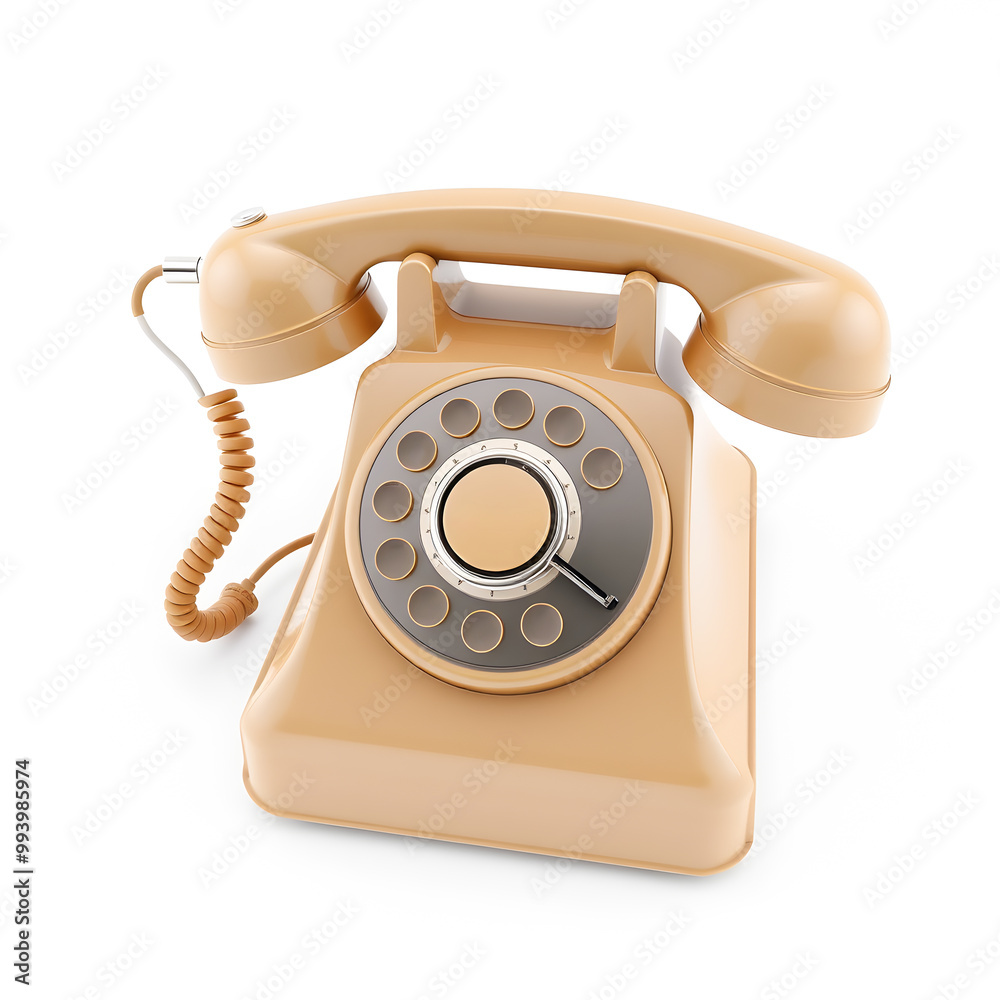 Retro telephone isolated on a white background. Retro telephone isolated on a white background.