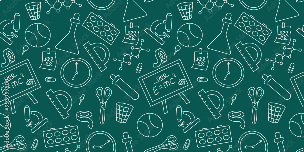 seamless pattern with stationery and stuff for school and education in doodle style. design for website poster backdrop wallpaper background banner package wrapping textile print seamless pattern with stationery and stuff for school and education in doodle style. design for website poster backdrop wallpaper background banner package wrapping textile print