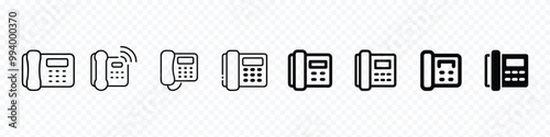 Landline phone icon, Phone vector icon. fax vector glyph flat icon, Landline Basic Phone, Telephone Icon. Old classic telephone, Dial Telephone, Rotary Phone