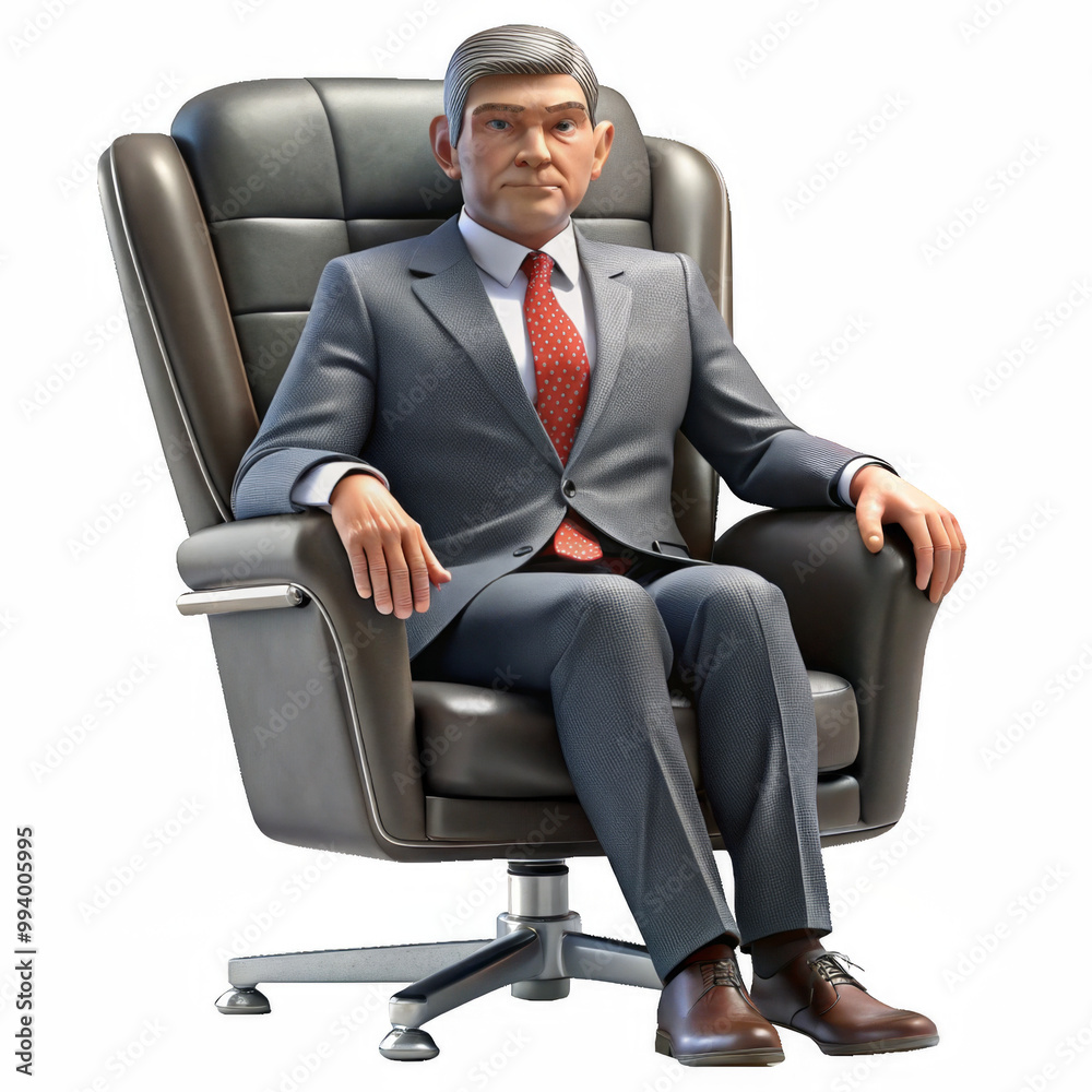 Business Executive A 55-year-old male CEO, wearing an expensive suit and sitting confidently in a high-backed chair on a transparent background. Business Executive A 55-year-old male CEO, wearing an expensive suit and sitting confidently in a high-backed chair on a transparent background.