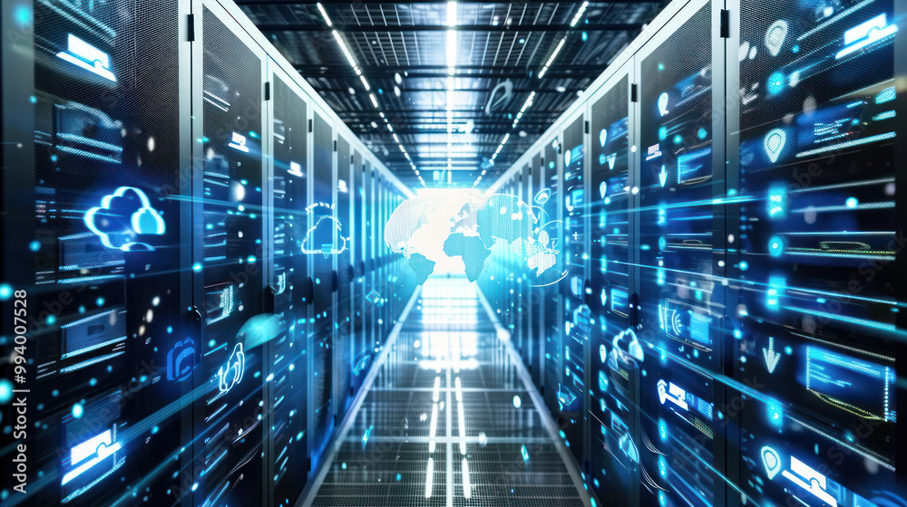 A company leveraging cloud software to store and process data, enhancing scalability and flexibility in their operations. A company leveraging cloud software to store and process data, enhancing scalability and flexibility in their operations.