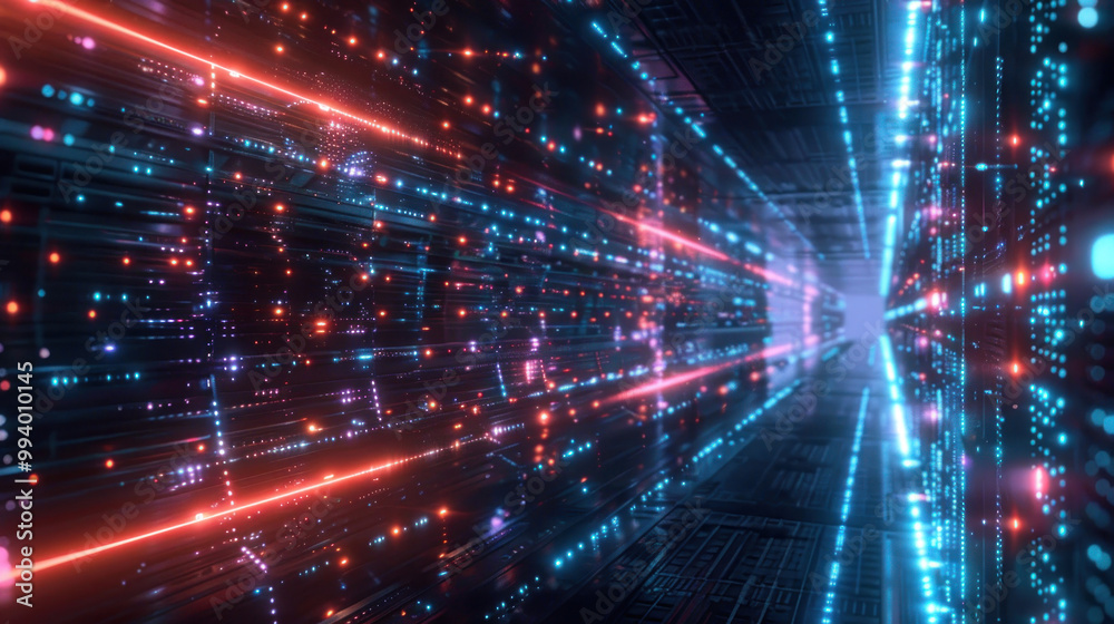 A company using advanced Big Data management tools to organize and store vast amounts of data, optimizing workflow and access. A company using advanced Big Data management tools to organize and store vast amounts of data, optimizing workflow and access.