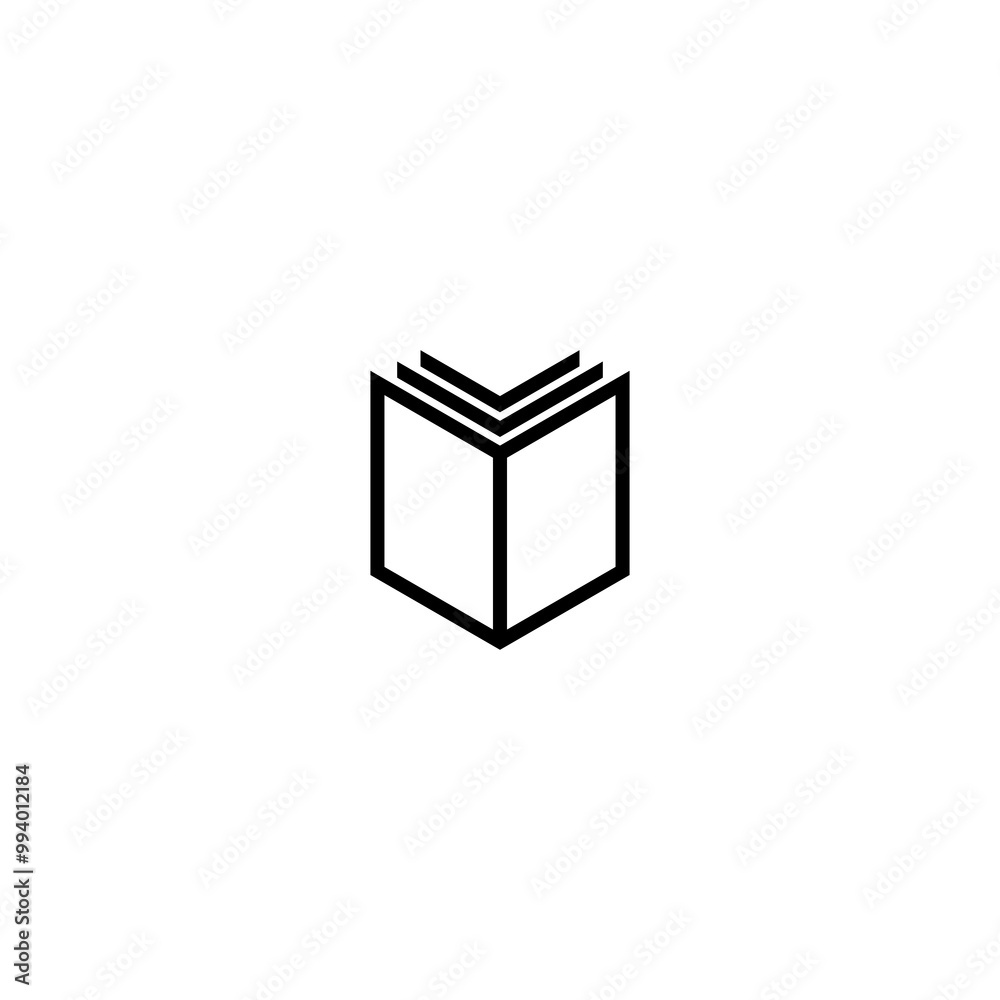 Book sign icon isolated on transparent background Book sign icon isolated on transparent background