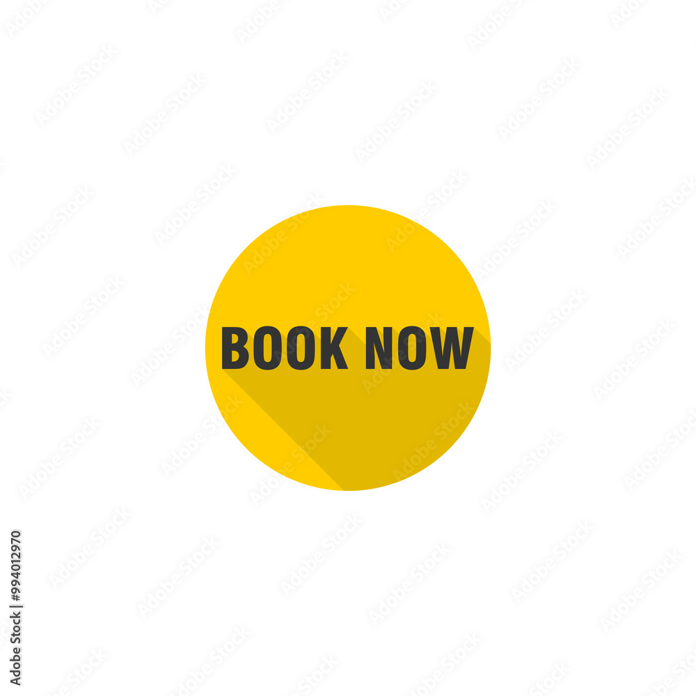 Book now button icon isolated on transparent background Book now button icon isolated on transparent background