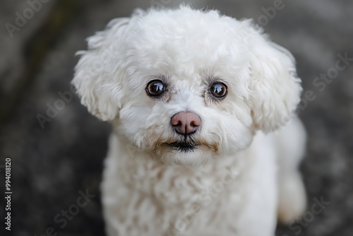 Bichon Frise, Dog Portrait Photography, Bichon Frise Close-up, Bichon Frise Pet Photo, High Quality Dog Image