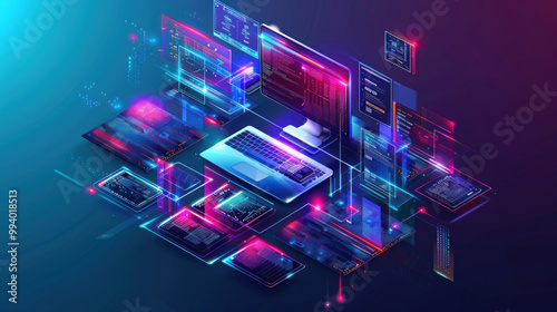 A comparison of low-code software platforms, highlighting features like drag-and-drop interfaces, scalability, and flexibility.