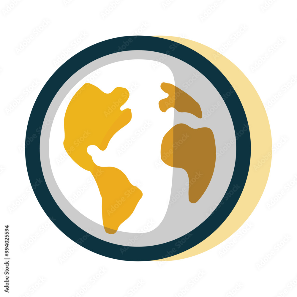 globe icon. simple vector earth. flat design style. suitable for search, world, web icons. flat design template globe icon. simple vector earth. flat design style. suitable for search, world, web icons. flat design template