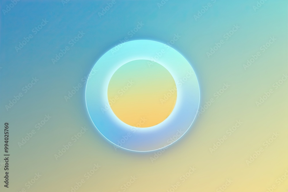 Icy Blue and Citrus Gradient Oval Design for Minimalist Digital Branding and Social Media Use Icy Blue and Citrus Gradient Oval Design for Minimalist Digital Branding and Social Media Use
