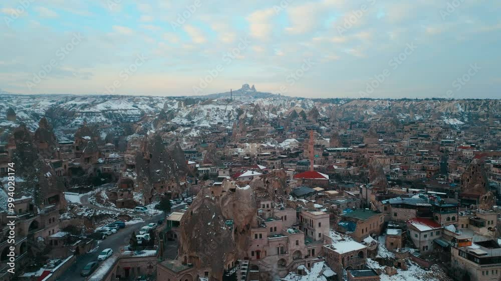 Aerial view of Cappadocia in Turkey Aerial view of Cappadocia in Turkey