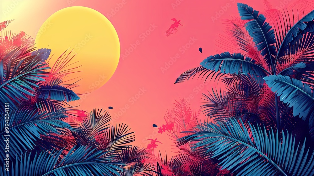 Creative concept of summer bright cover, card or poster in minimal style for corporate identity, branding, social media ads, promo. Modern design template in trendy geometric style Creative concept of summer bright cover, card or poster in minimal style for corporate identity, branding, social media ads, promo. Modern design template in trendy geometric style