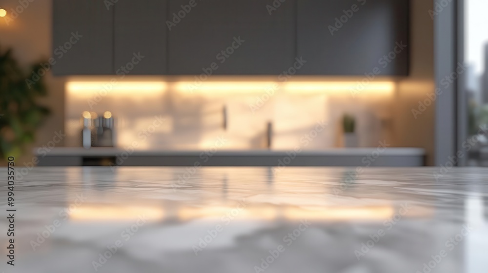 luxurious marble kitchen counter with soft blur warm ambient lighting minimalist modern design sleek surfaces reflecting gentle illumination luxurious marble kitchen counter with soft blur warm ambient lighting minimalist modern design sleek surfaces reflecting gentle illumination