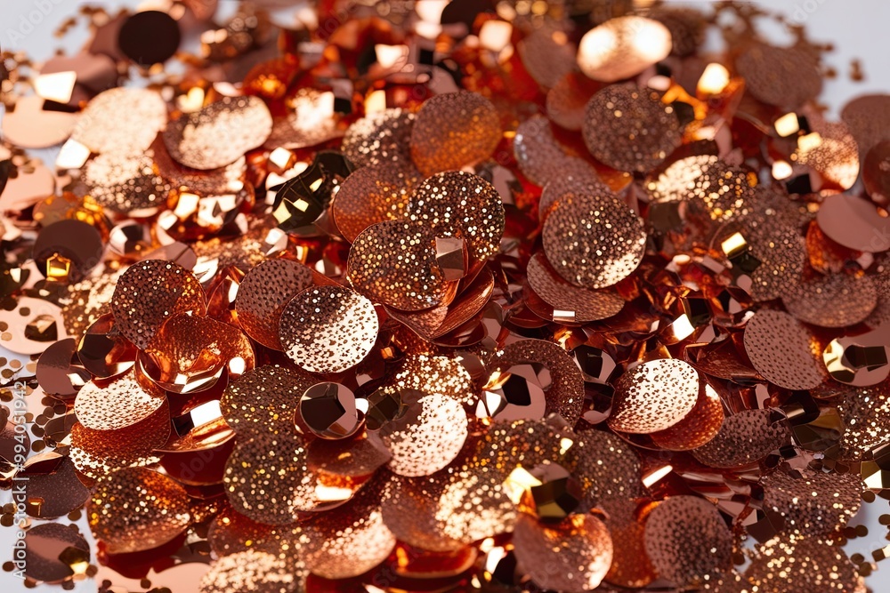 Copper Sparkle Shine with Stunning Metallic Confetti and Glossy Shimmer Effects Copper Sparkle Shine with Stunning Metallic Confetti and Glossy Shimmer Effects