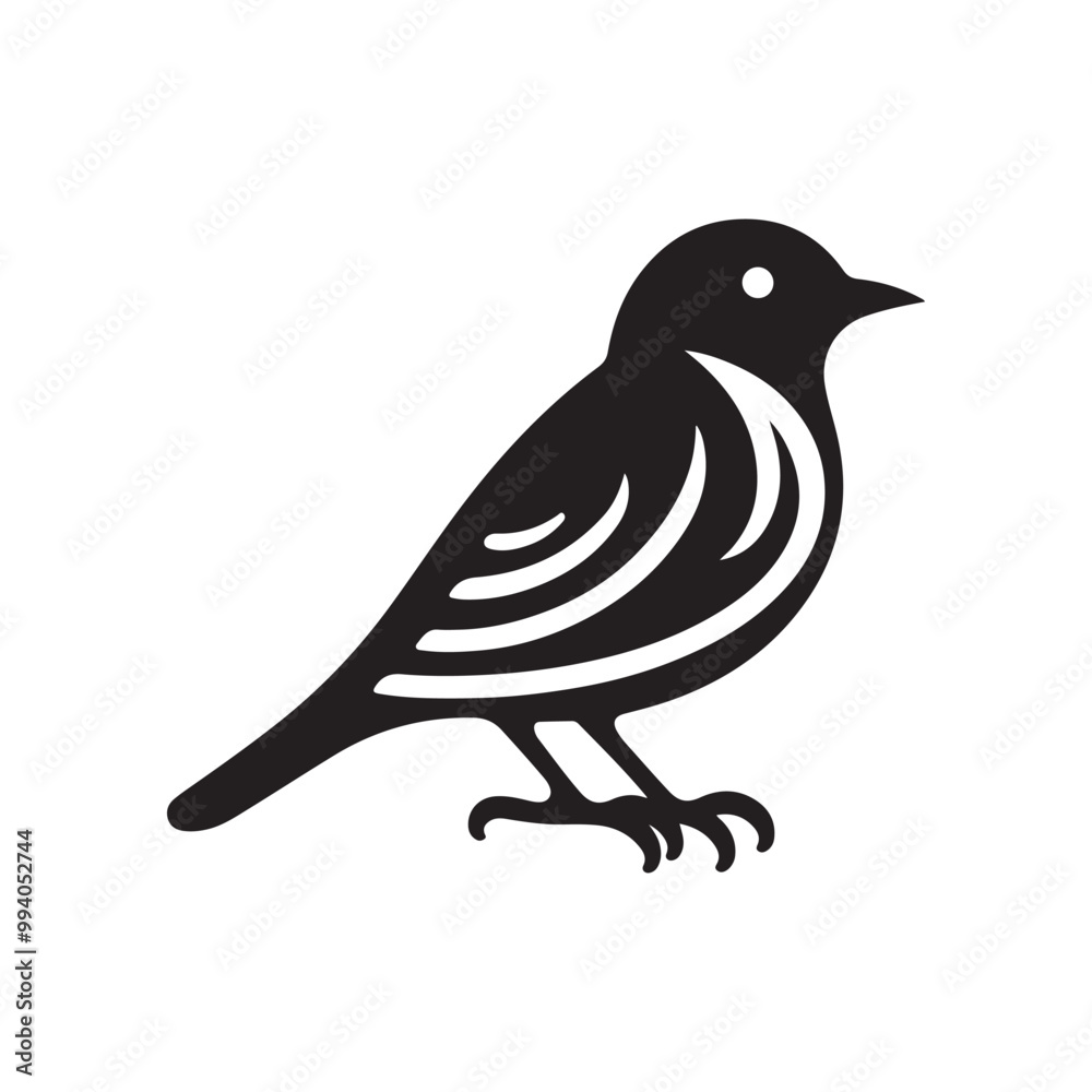 Stylish Eastern Bluebird Silhouette Graphics for Wildlife Art Projects Stylish Eastern Bluebird Silhouette Graphics for Wildlife Art Projects
