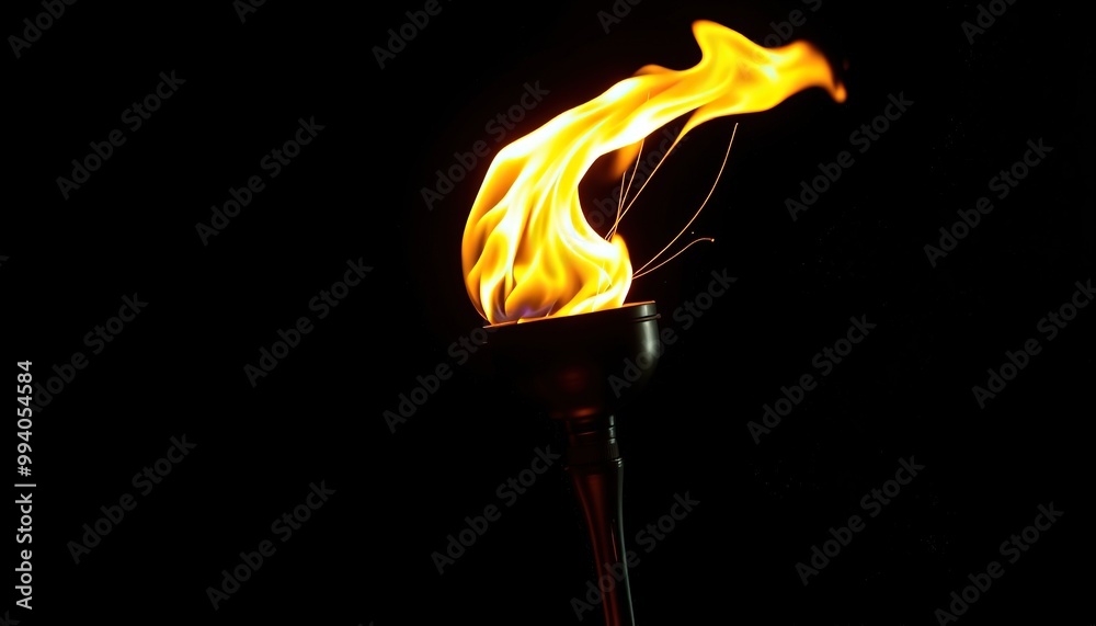 A torch symbolizing the PyTorch machine learning library, representing innovation and deep learning. burning match in the fireplace A torch symbolizing the PyTorch machine learning library, representing innovation and deep learning. burning match in the fireplace