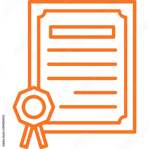 Diploma Vector Icon Design
