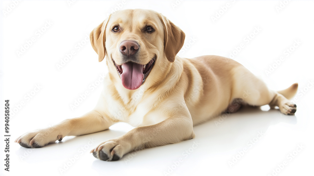 A playful Golden Retriever A playful Golden Retriever