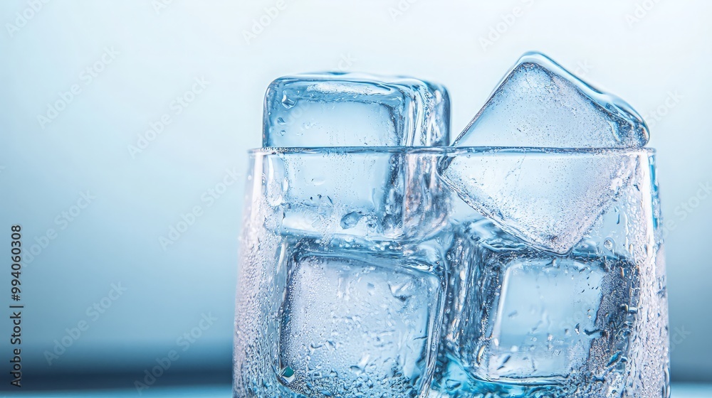 Ice Cubes in a Glass Ice Cubes in a Glass