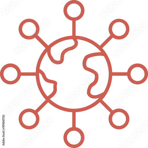 Networking Vector Icon Design
