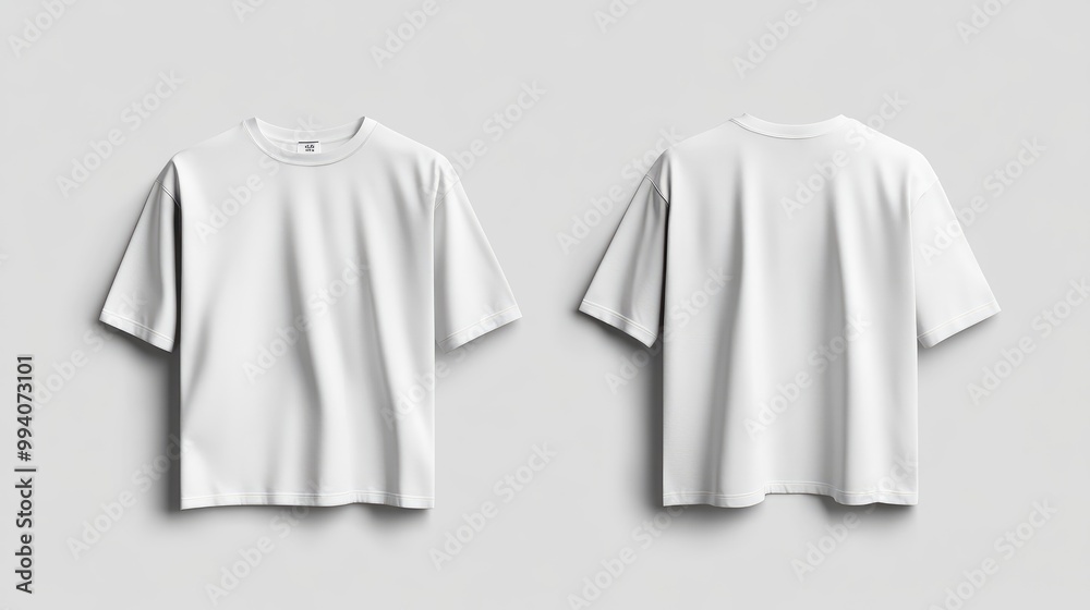White shirt mockup showing both front and back views, perfect for showcasing custom designs or branding. White shirt mockup showing both front and back views, perfect for showcasing custom designs or branding.