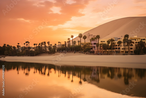 Huacachina, the Oasis Town: A Vibrant Mirage in the Heart of Peru's Sand Dunes photo