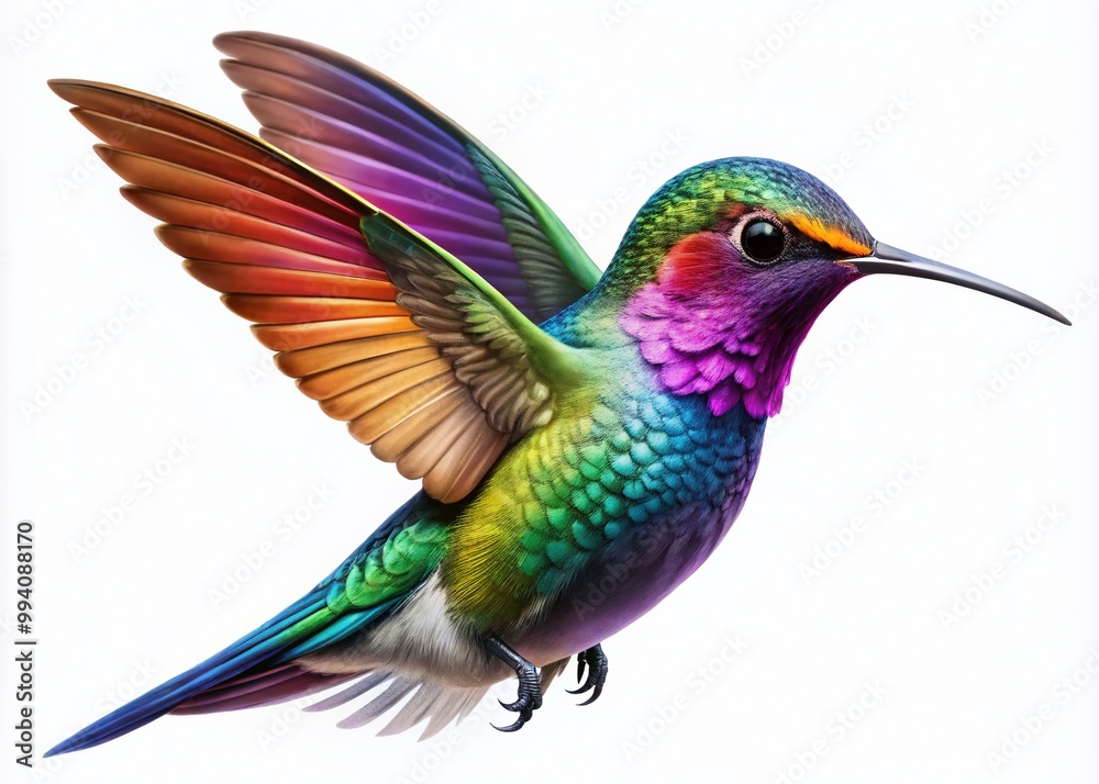 Obraz premium Elegant Black and White Hummingbird Clipart for Creative Projects and Artistic Designs