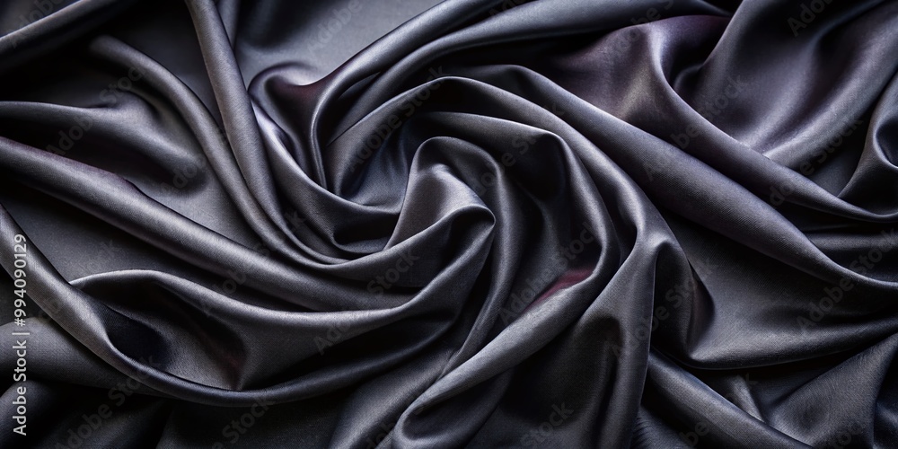 Obraz premium Elegant Black Fabric Texture for Backgrounds, Fashion, Upholstery, and Creative Design Projects