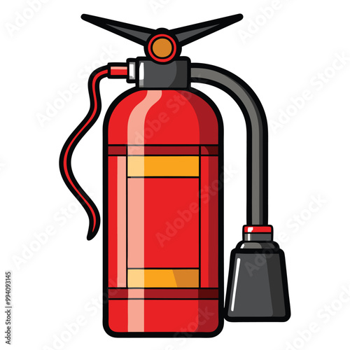 Fire extinguisher vector