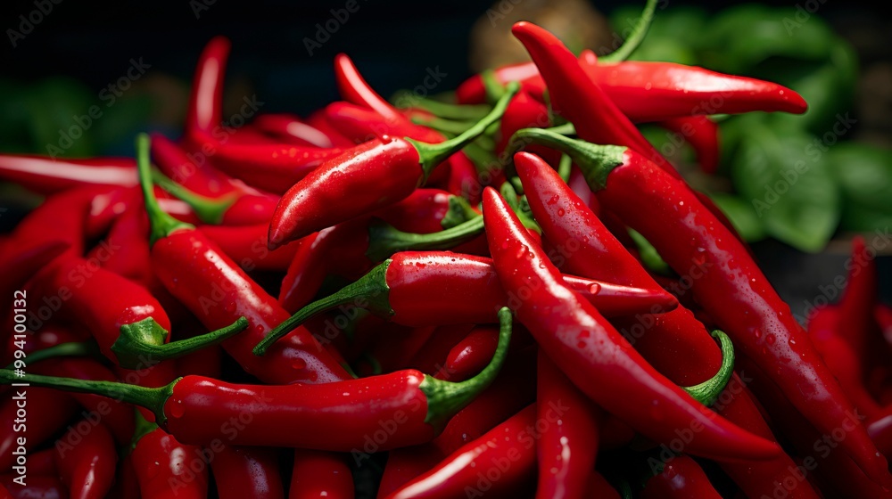 A photo of a collection of chili peppers A photo of a collection of chili peppers