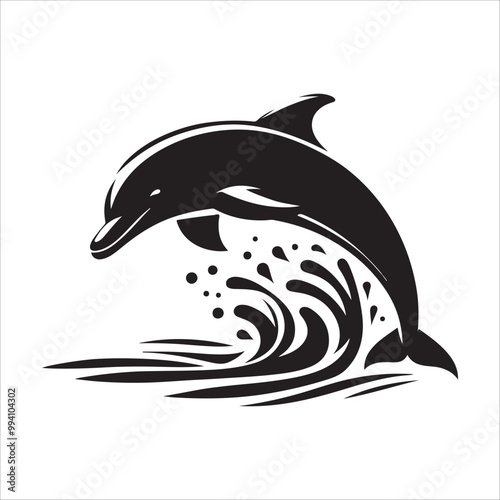 Dolphin Vector art illustration