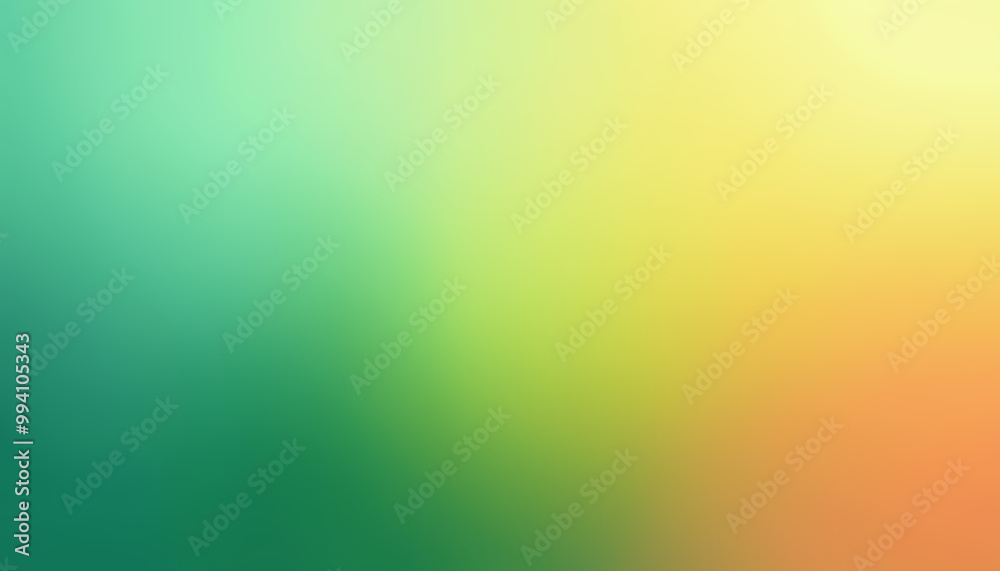 Fototapeta premium Gradient background in soft green and yellow hues