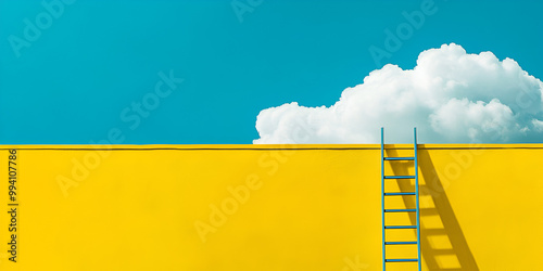 Cloud Ladder Conceptual Art