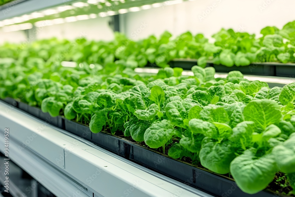 Futuristic vertical farm with modular hydroponics systems automated nutrient distribution and energy efficient LED grow lights showcasing a sustainable urban agriculture landscape of the future Futuristic vertical farm with modular hydroponics systems automated nutrient distribution and energy efficient LED grow lights showcasing a sustainable urban agriculture landscape of the future