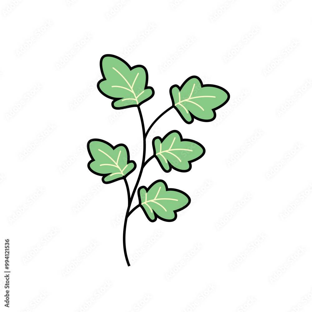 Obraz premium Flat design leaves