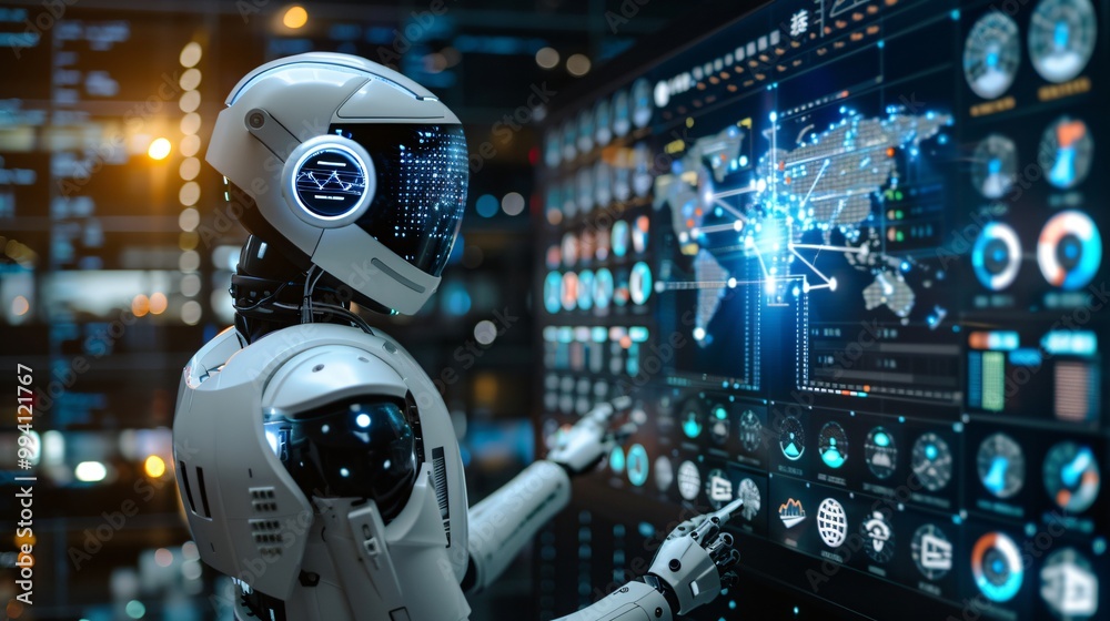 digital Ai assistant concept digital Ai assistant concept