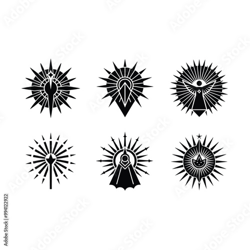 radiant-revelry on white background, instant Digital Download. Illustration for prints on bags, posters