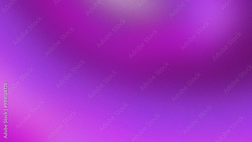 Fototapeta premium A gradient background in pink and purple with a grainy noise effect, adding texture and depth, ideal for abstract posters and backdrop designs.