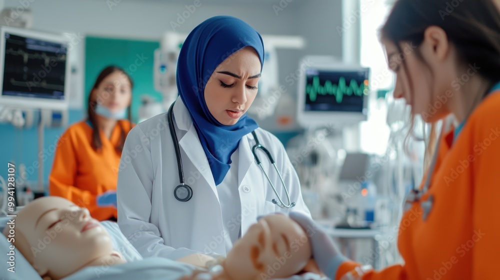 The Medical Training Simulation Scene The Medical Training Simulation Scene