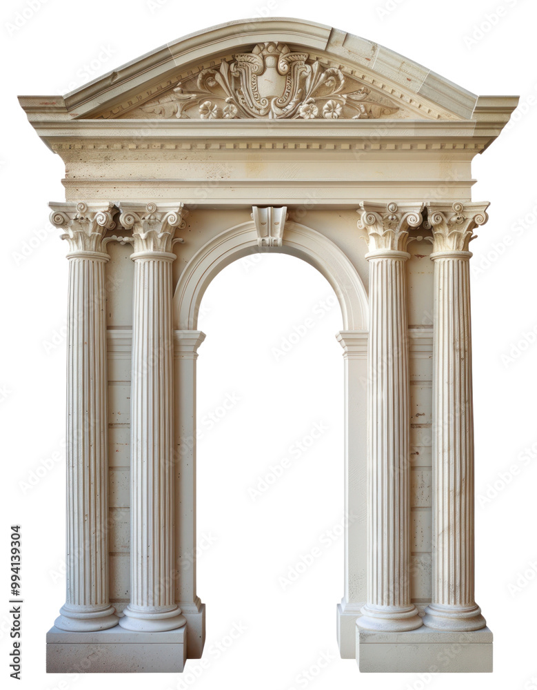 Classical architectural archway element Classical architectural archway element