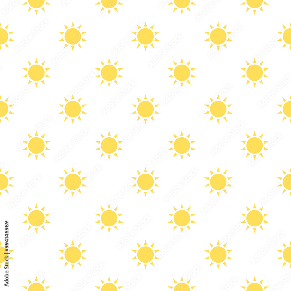 Obraz premium seamless sun pattern
