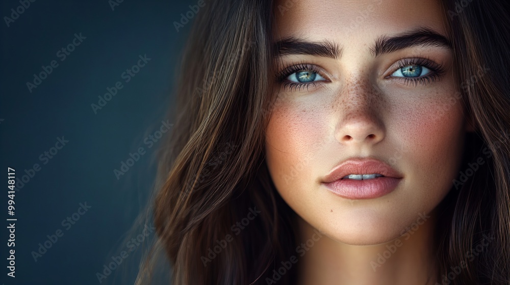 closeup portrait of a sensual model looking at camera, concept of beauty, skincare and cosmetics, 8k resolution with copy space closeup portrait of a sensual model looking at camera, concept of beauty, skincare and cosmetics, 8k resolution with copy space