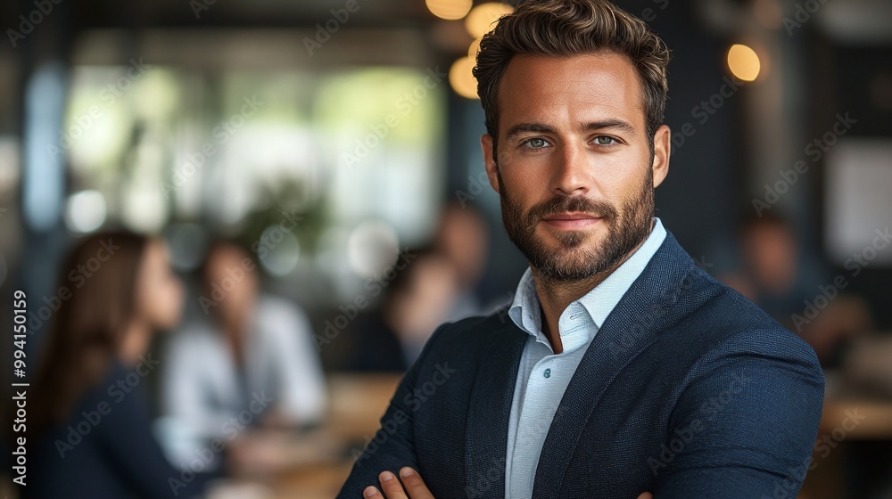 group of people led by a confident man in a professional environment focusing on leadership qualities and the impact of collaboration on organizational success group of people led by a confident man in a professional environment focusing on leadership qualities and the impact of collaboration on organizational success