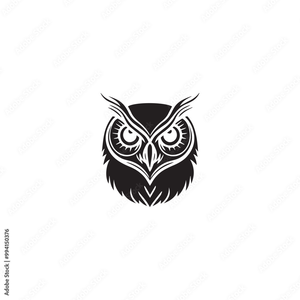 owl logo vector icon