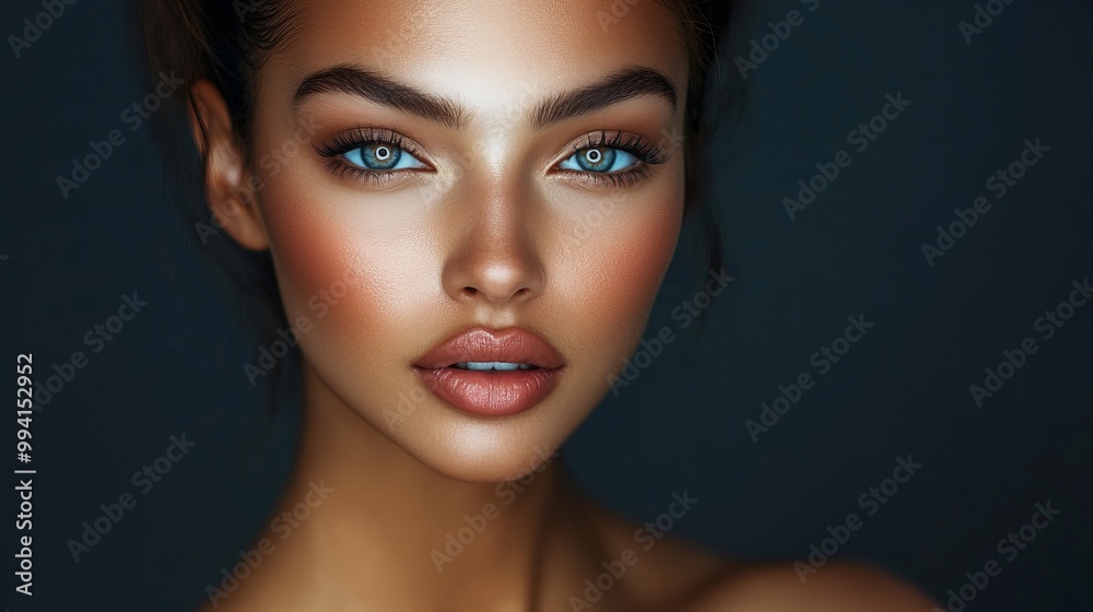closeup portrait of a sensual model looking at camera, concept of beauty, skincare and cosmetics, 8k resolution with copy space closeup portrait of a sensual model looking at camera, concept of beauty, skincare and cosmetics, 8k resolution with copy space