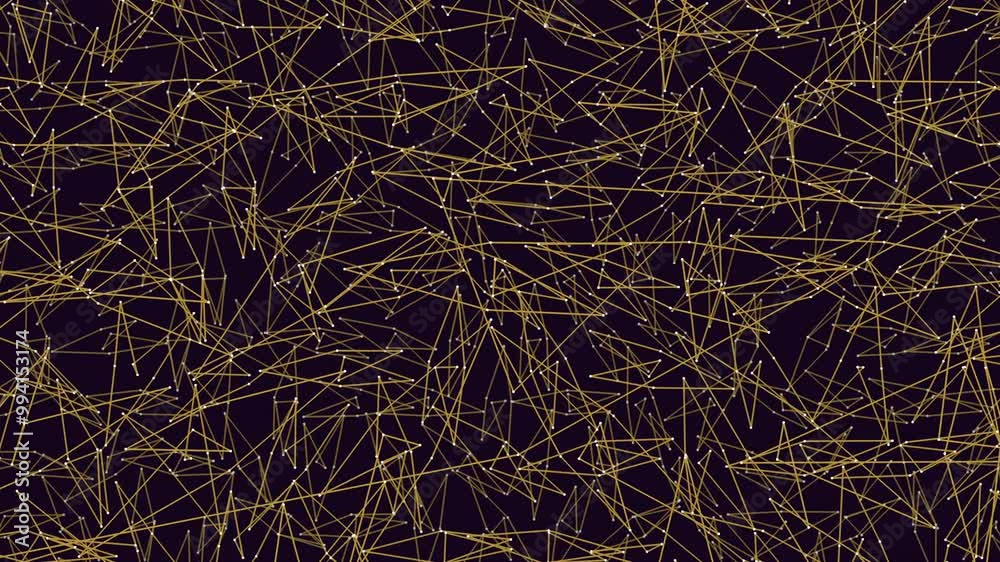 Elegant and captivating, this golden-lined pattern against a dark backdrop offers a striking visual for wallpapers or website backgrounds Elegant and captivating, this golden-lined pattern against a dark backdrop offers a striking visual for wallpapers or website backgrounds