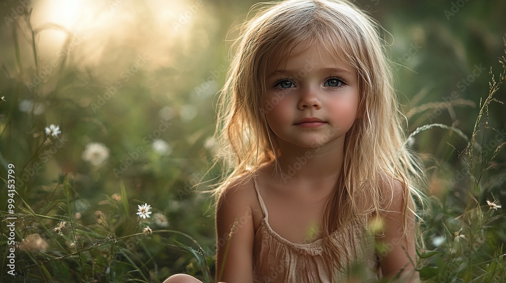 charming little girl sitting in the lush green grass under the bright sun capturing the essence of carefree childhood and joyful moments in nature charming little girl sitting in the lush green grass under the bright sun capturing the essence of carefree childhood and joyful moments in nature